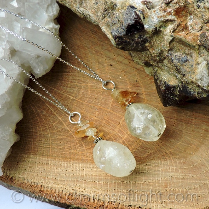 Citrine Pendant Necklace